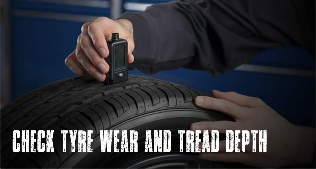 Mobile Tyre Fitters Check Tyre Wear and Tread Depth
