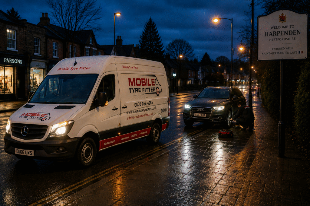 24-7 Emergency Mobile Tyre Fitting in Harpenden