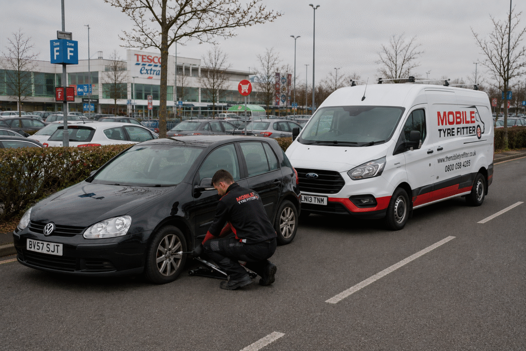 24-7 Emergency Mobile Tyre Fitting in Romford
