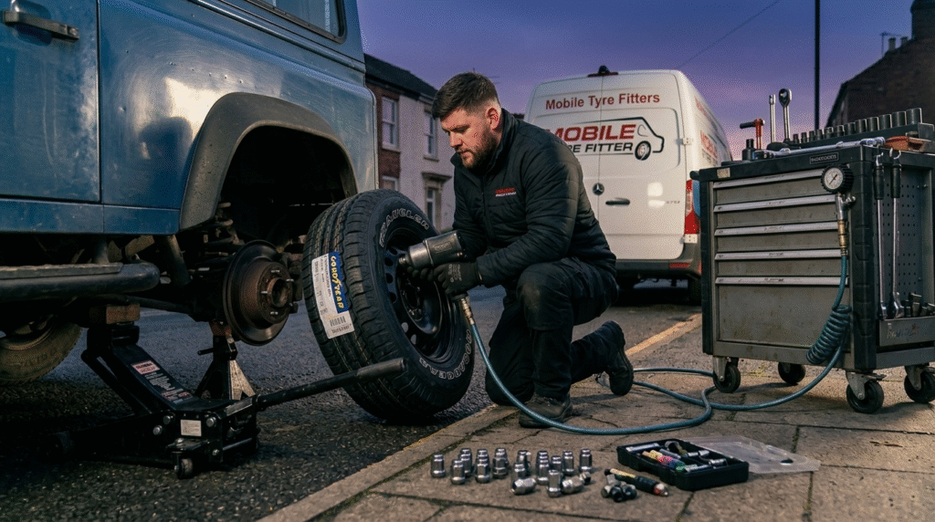 24-7 Emergency Mobile Tyre Fitting in Spalding
