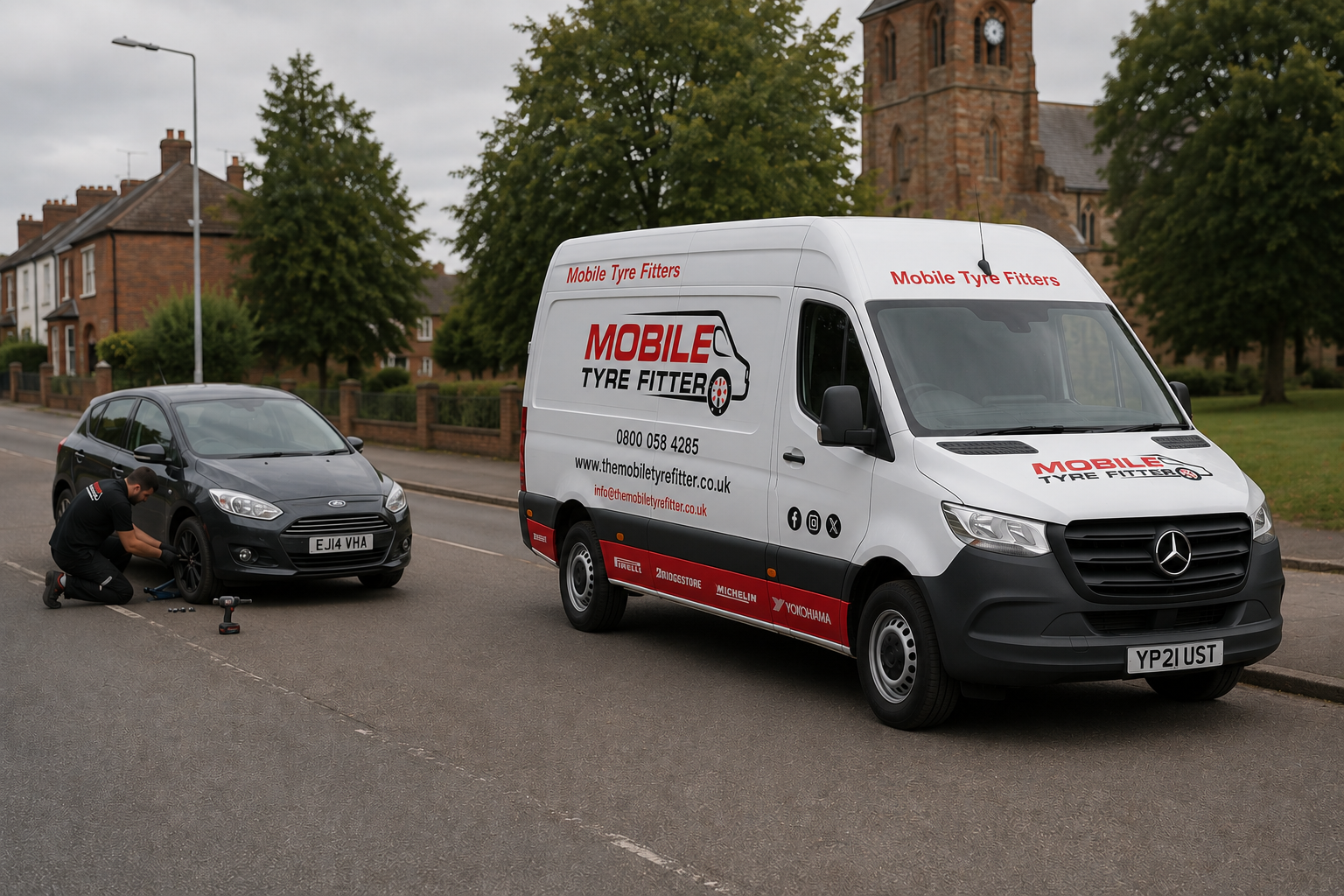 Mobile Tyre Fitting Biggleswade – Fast Roadside, Home & Workplace Service