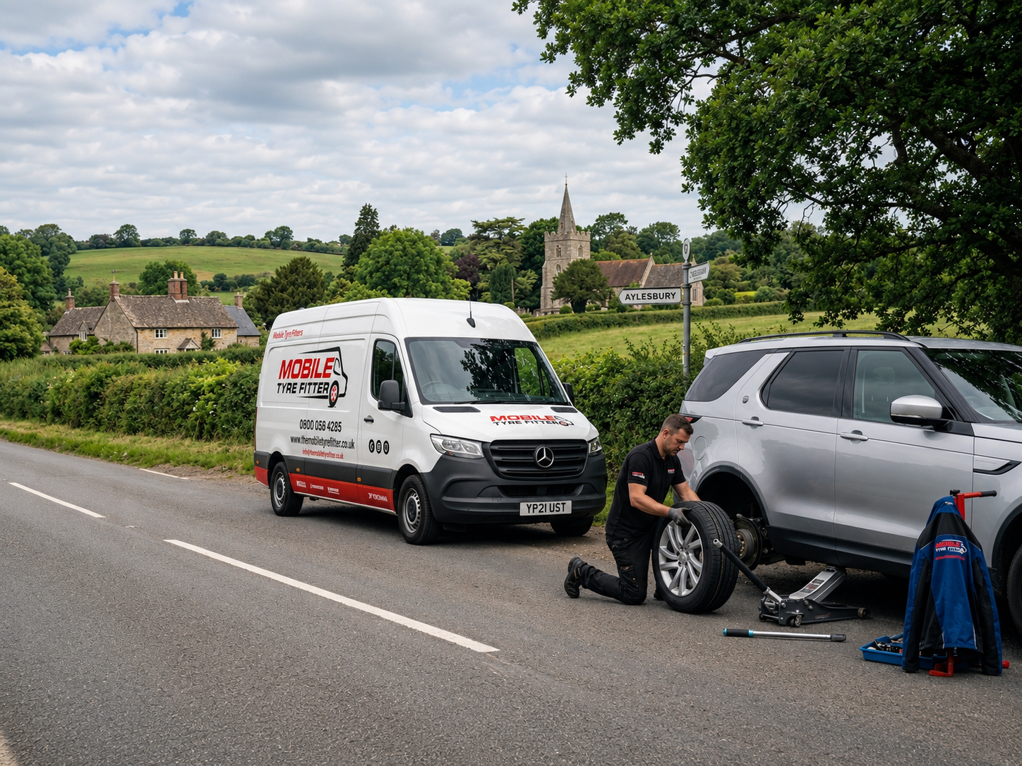 Mobile Tyre Fitting Buckinghamshire – Fast Roadside, Home & Workplace Service