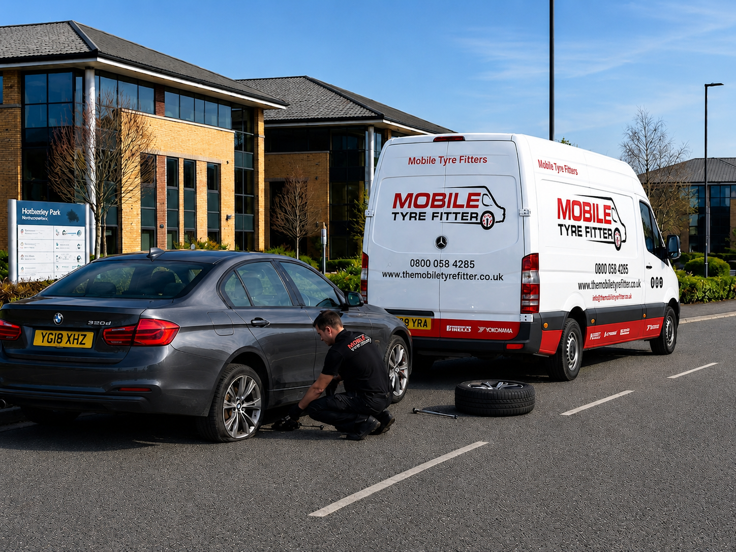 Mobile Tyre Fitting Cheltenham – Fast Roadside, Home & Workplace Service