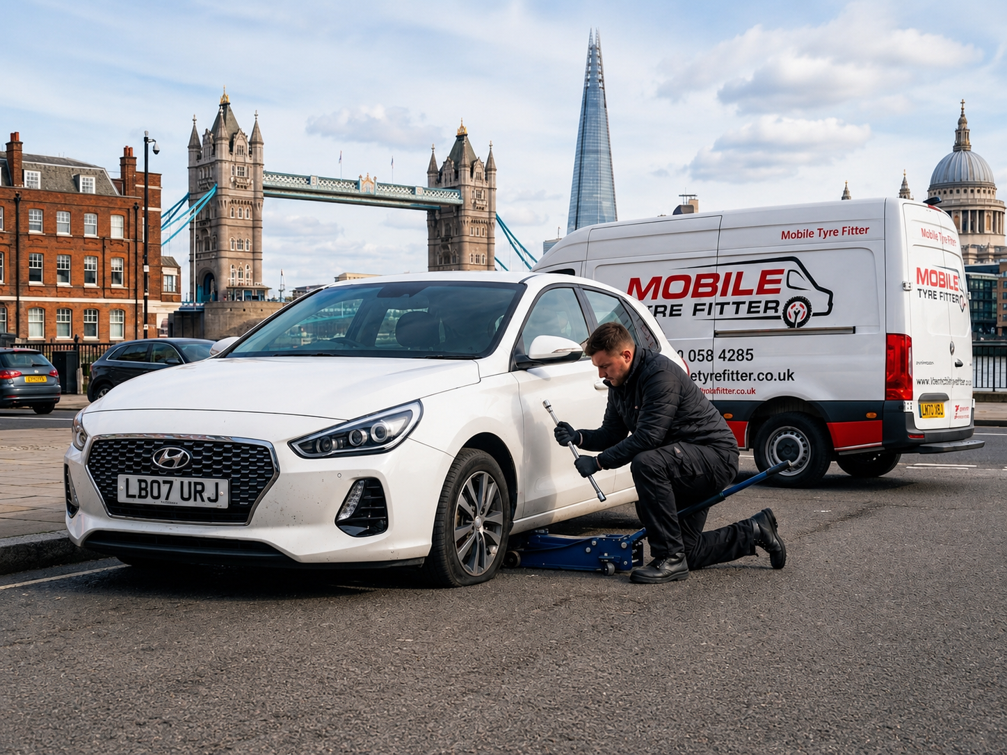 Mobile Tyre Fitting London – Fast Roadside, Home & Workplace Service