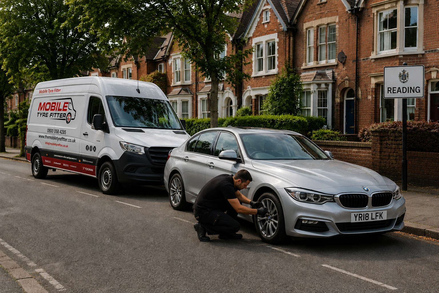 Mobile Tyre Fitting Reading – Fast Roadside, Home & Workplace Service