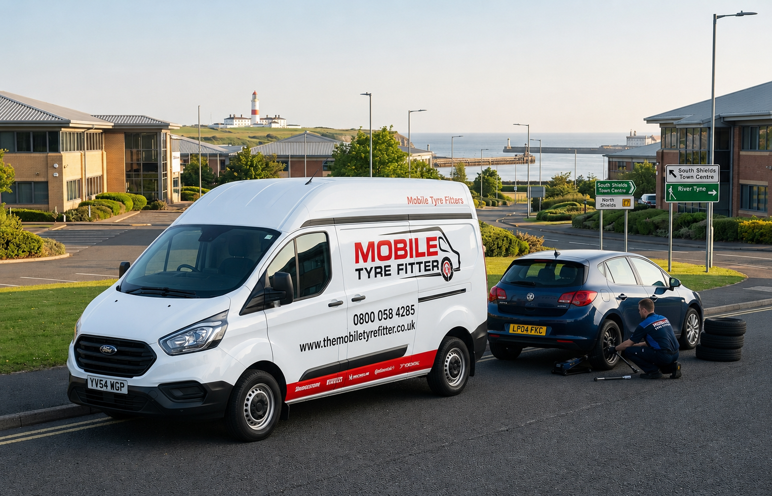 Mobile Tyre Fitting South Shields – Fast Roadside, Home & Workplace Service