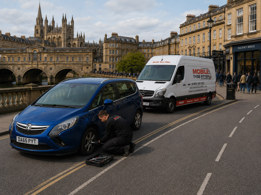 Professional Mobile Tyre Fitting at Fair Prices in bath