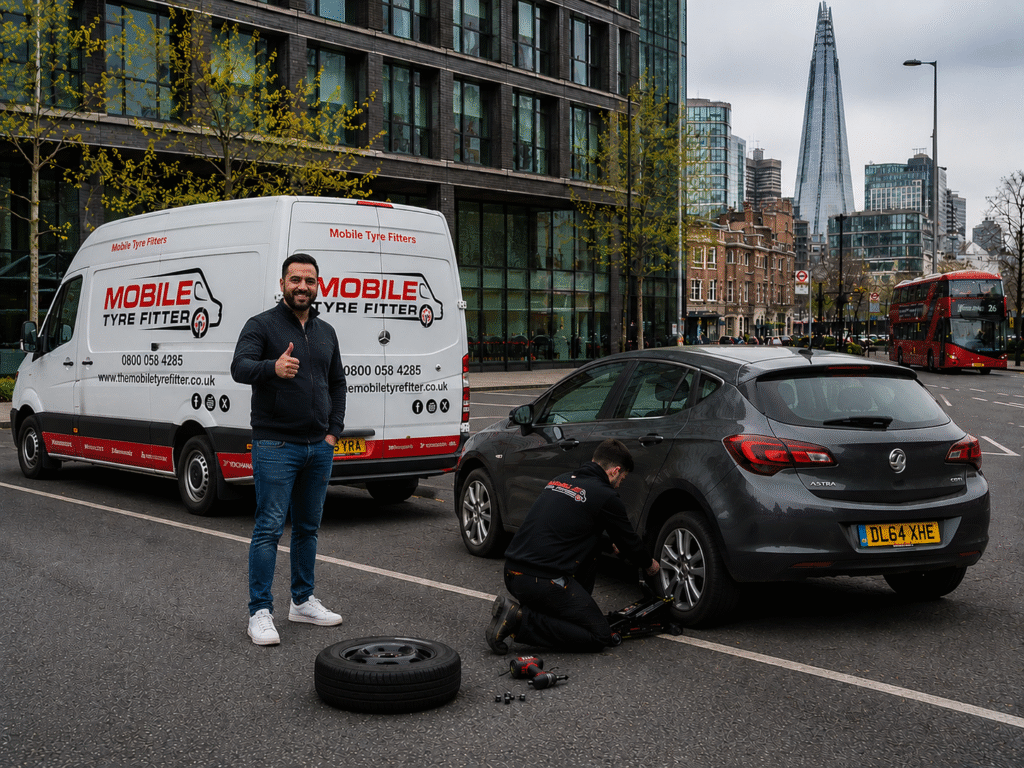 Why Drivers in London Choose The Mobile Tyre Fitter