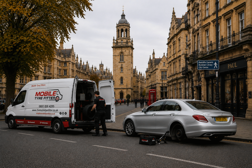 Why Drivers in Oxford Choose The Mobile Tyre Fitter
