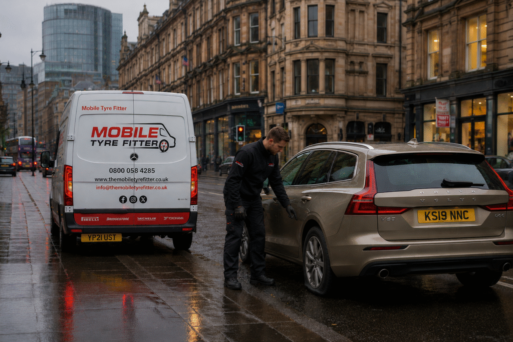 24-7 Emergency Mobile Tyre Fitting in Glasgow