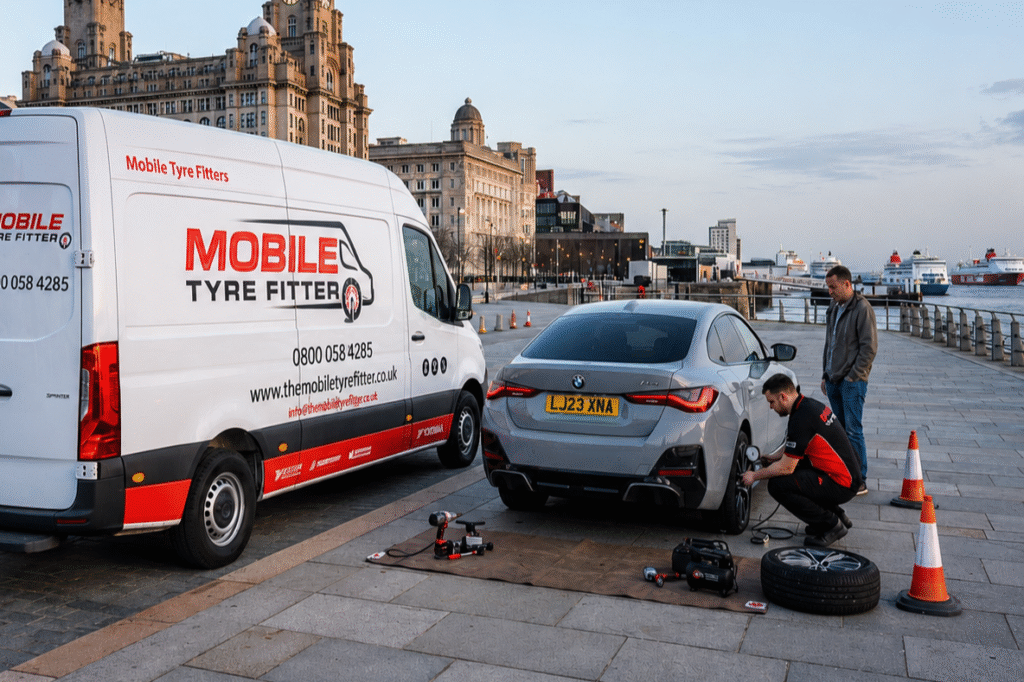 24-7 Emergency Mobile Tyre Fitting in Liverpool