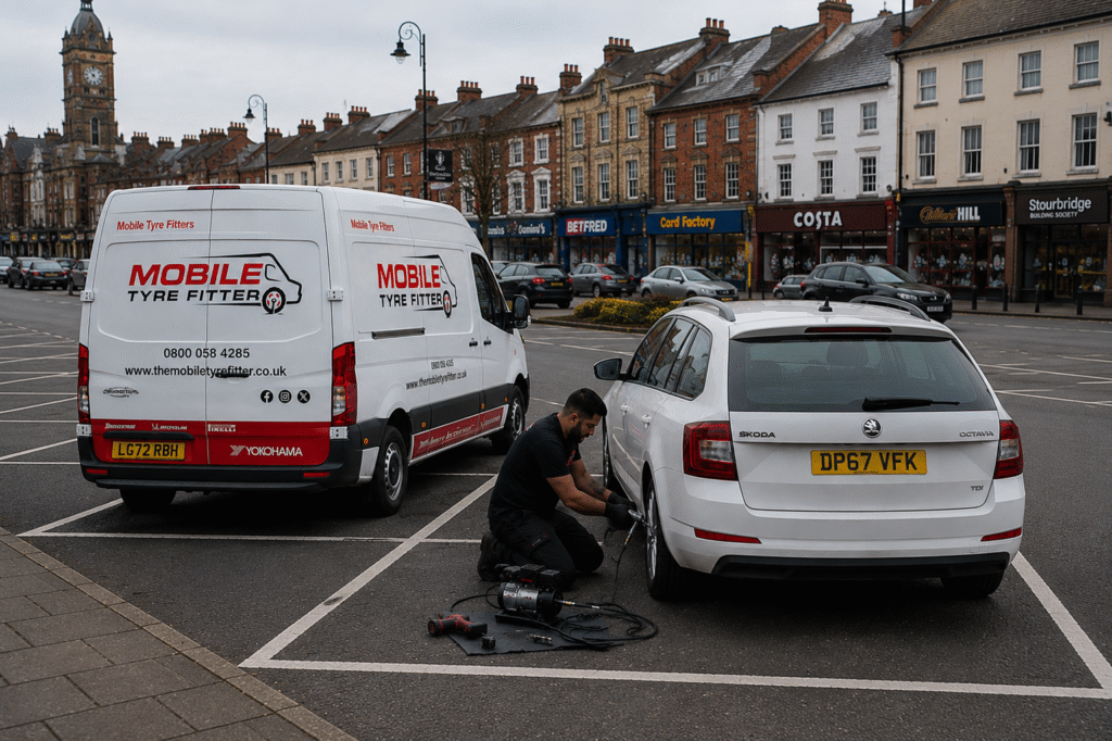 24-7 Emergency Mobile Tyre Fitting in Stourbridge