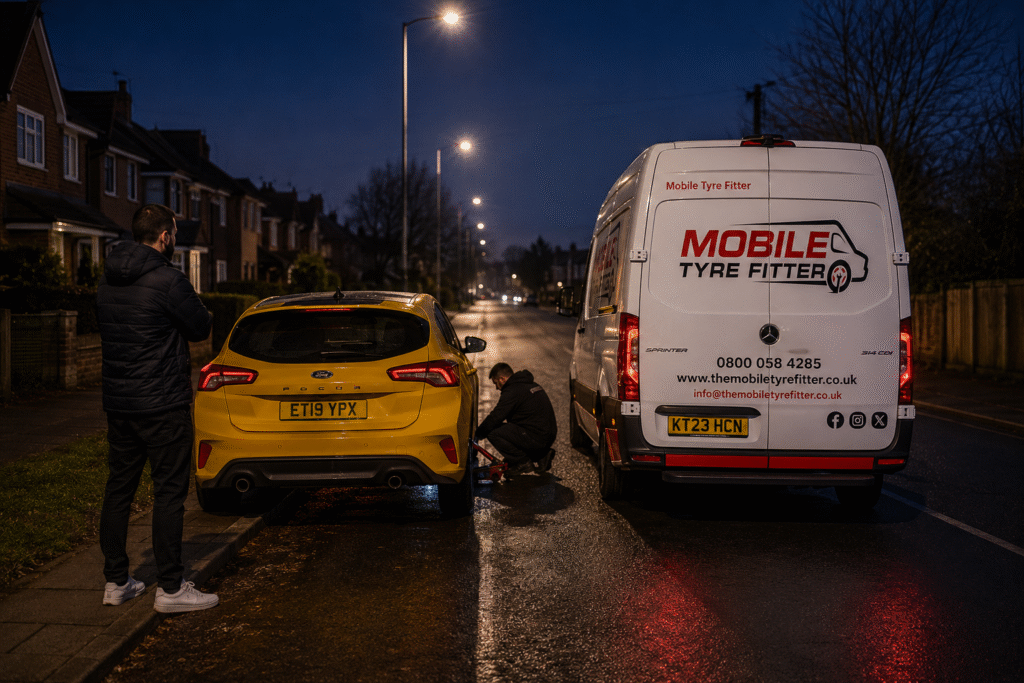24-7 Emergency Tyre Callouts Across Kettering