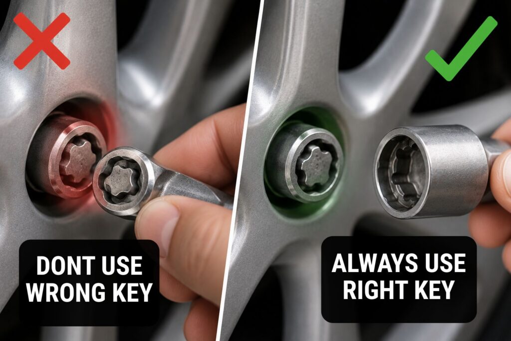 Always use right key