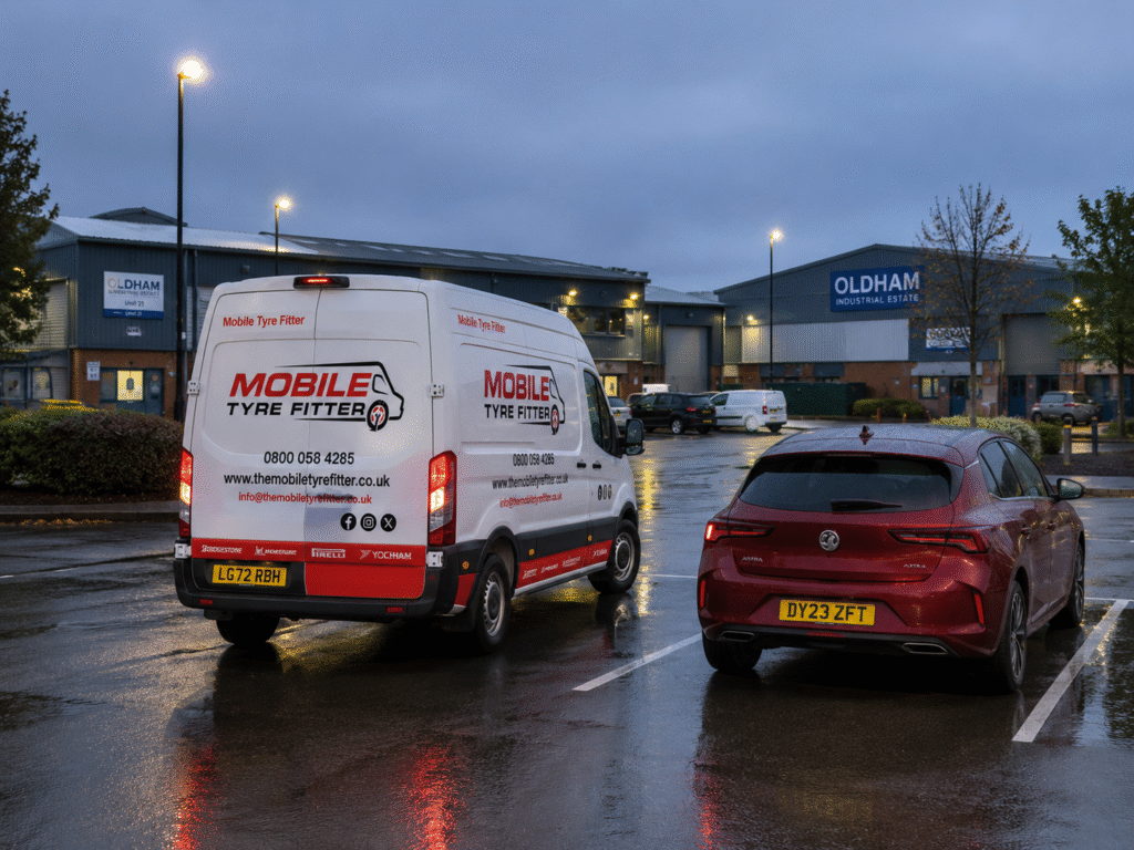 Emergency Tyre Callouts in Oldham, Day or Night