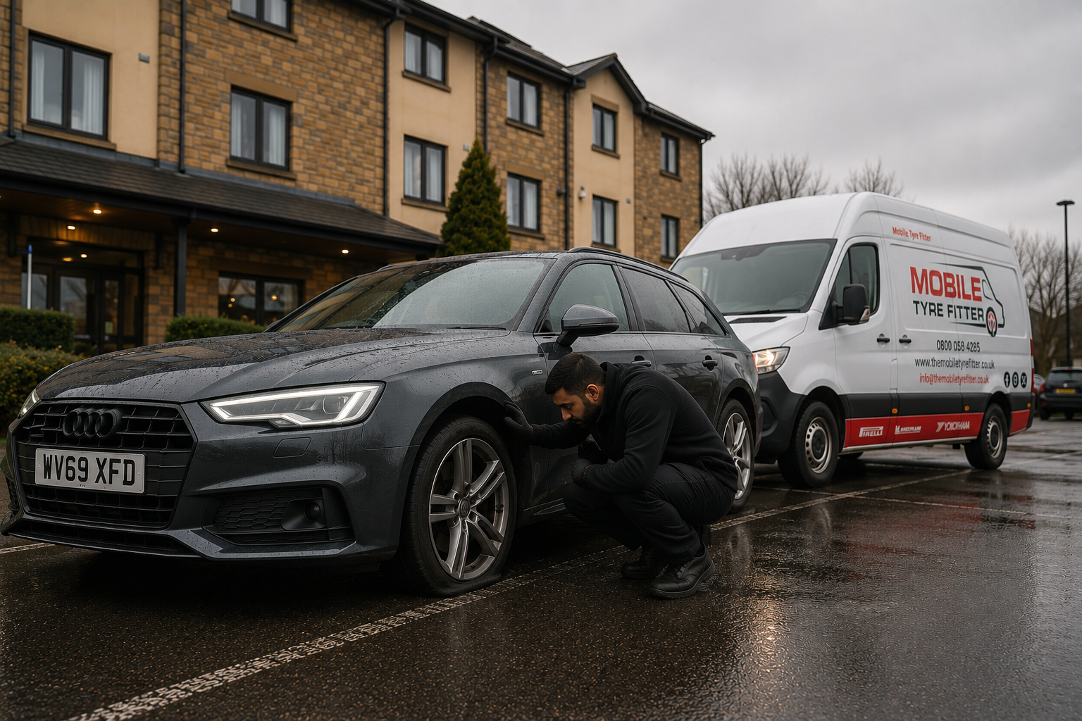 Mobile Tyre Fitting Halifax – New Tyres Fitted Where You Are