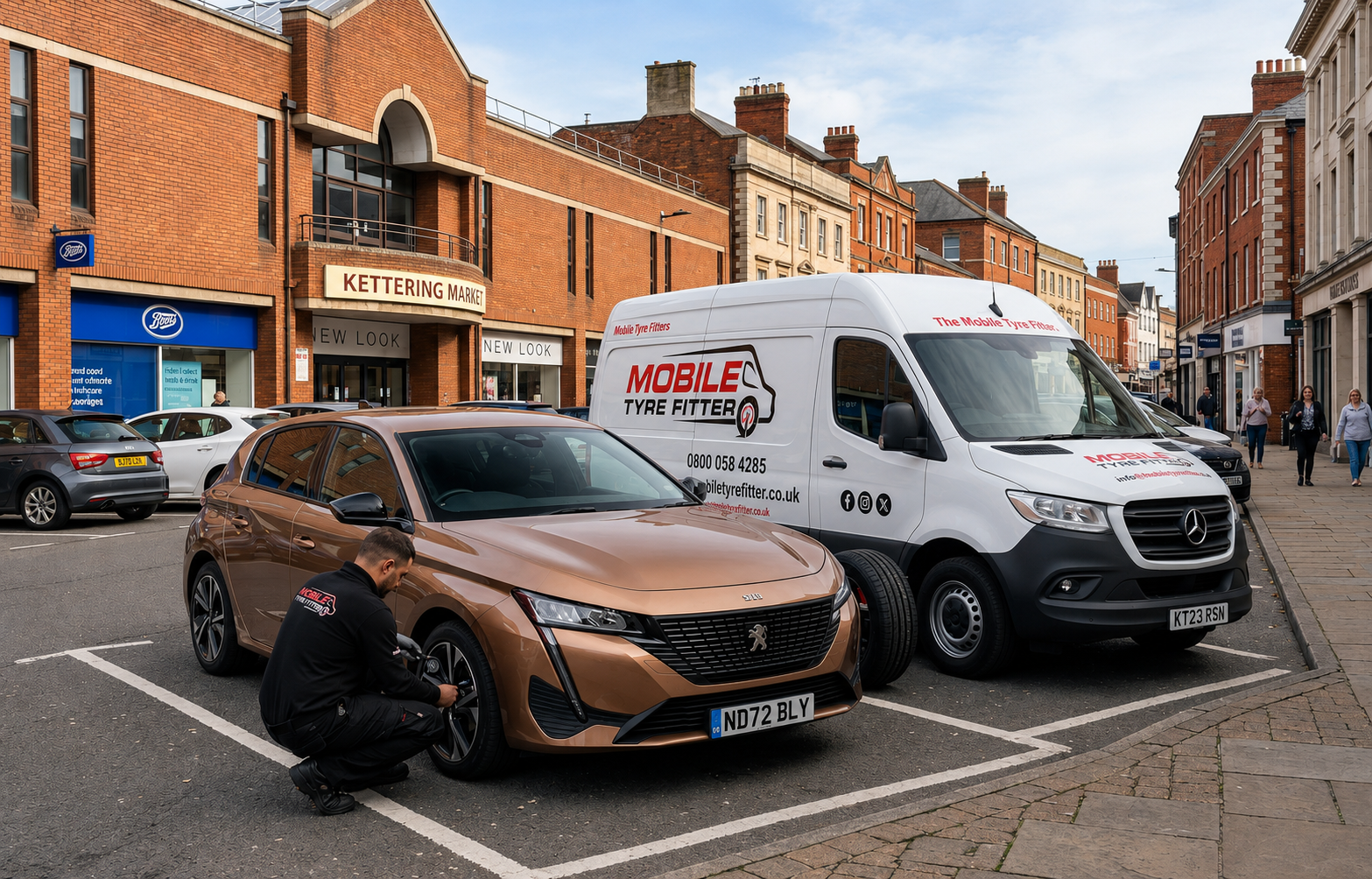 Mobile Tyre Fitting Kettering – We Bring the Garage to Your Door