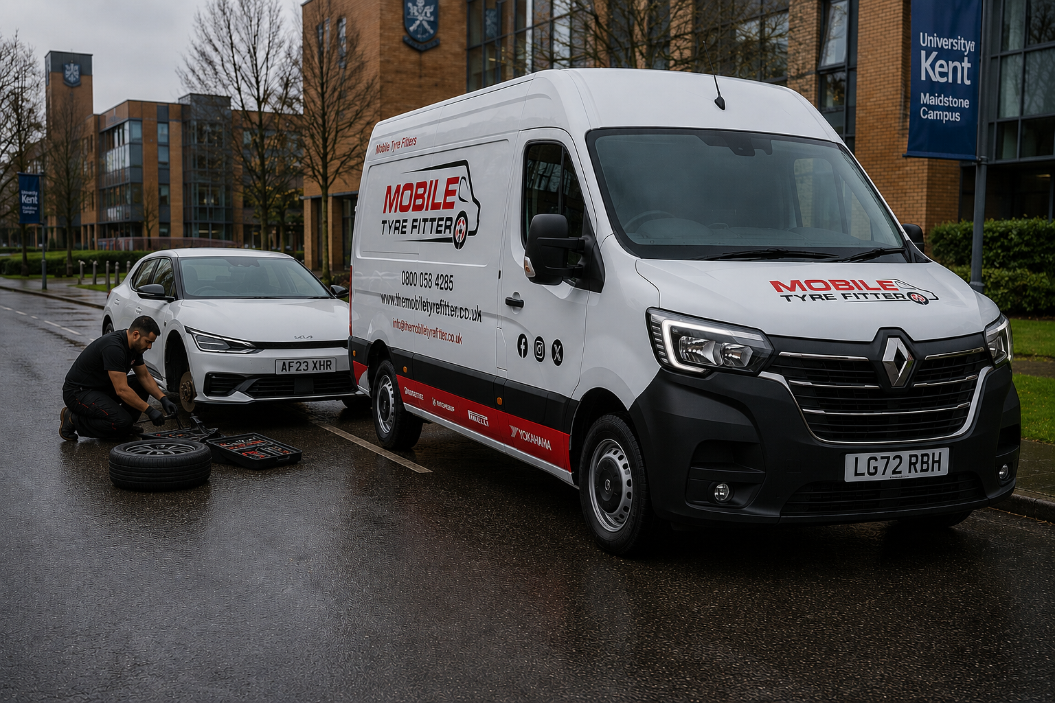 Mobile Tyre Fitting Maidstone – New Tyres Fitted Wherever You Are