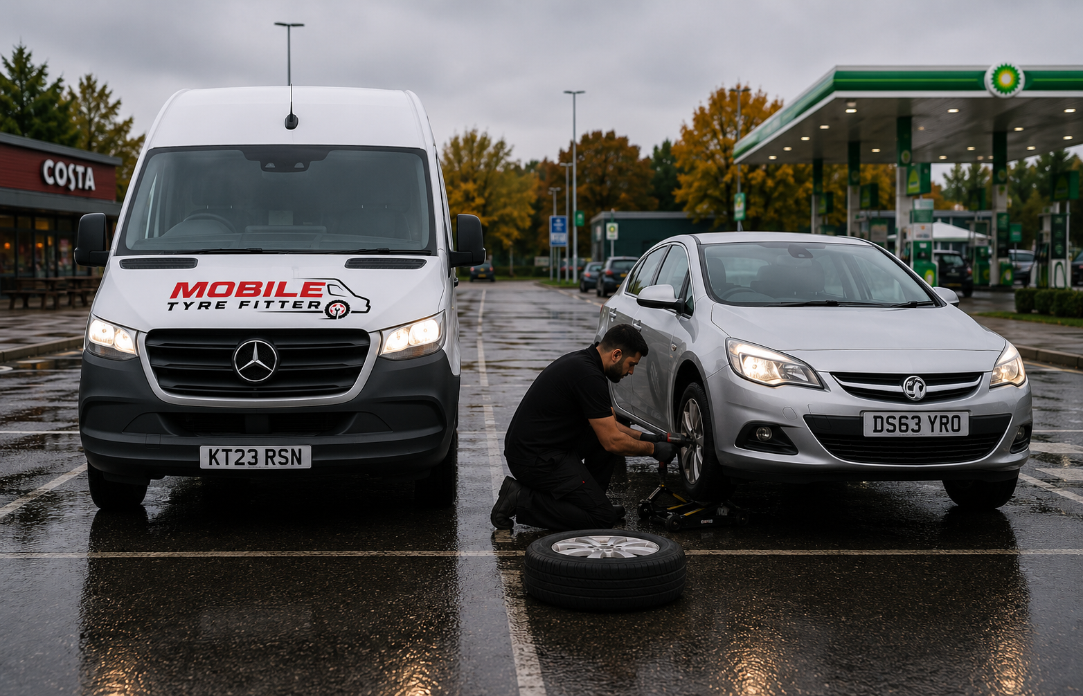 Mobile Tyre Fitting Stourbridge – Roadside, Driveway & Workplace Callouts