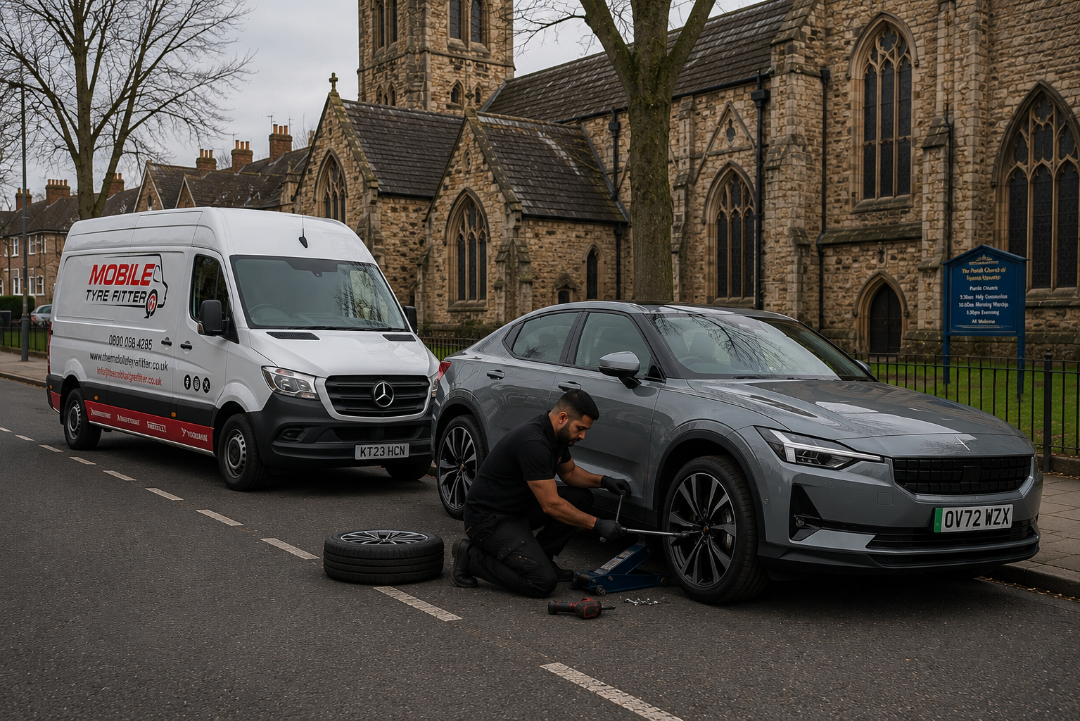 Mobile Tyre Fitting Walsall – New Tyres Brought Straight to You