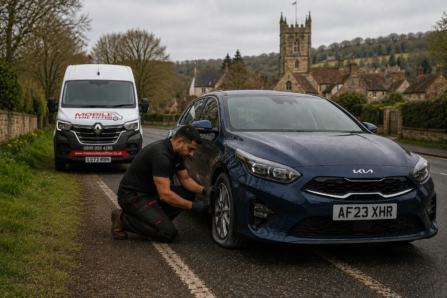 Mobile Tyre Fitting in Winchester – Tyres Supplied & Fitted Wherever You’re Parked