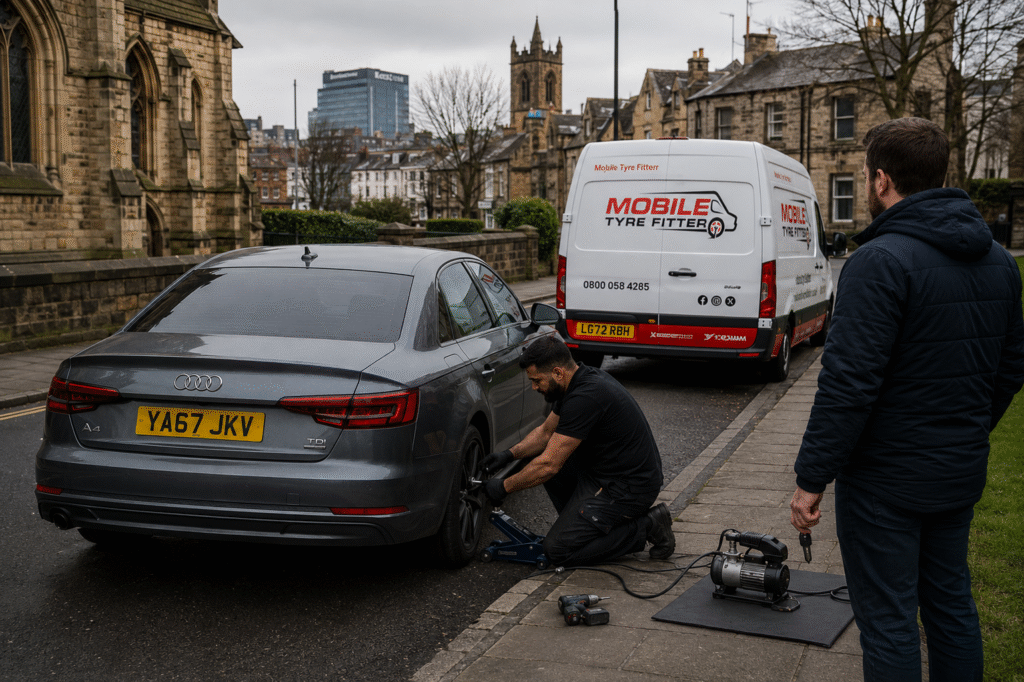 Why Drivers Across Leeds Turn to The Mobile Tyre Fitter