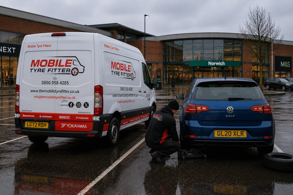 Why Norwich Drivers Rely on The Mobile Tyre Fitter