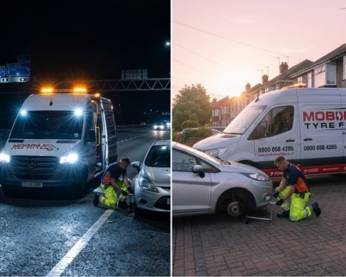 mobile tyre fitting Birmingham motorway