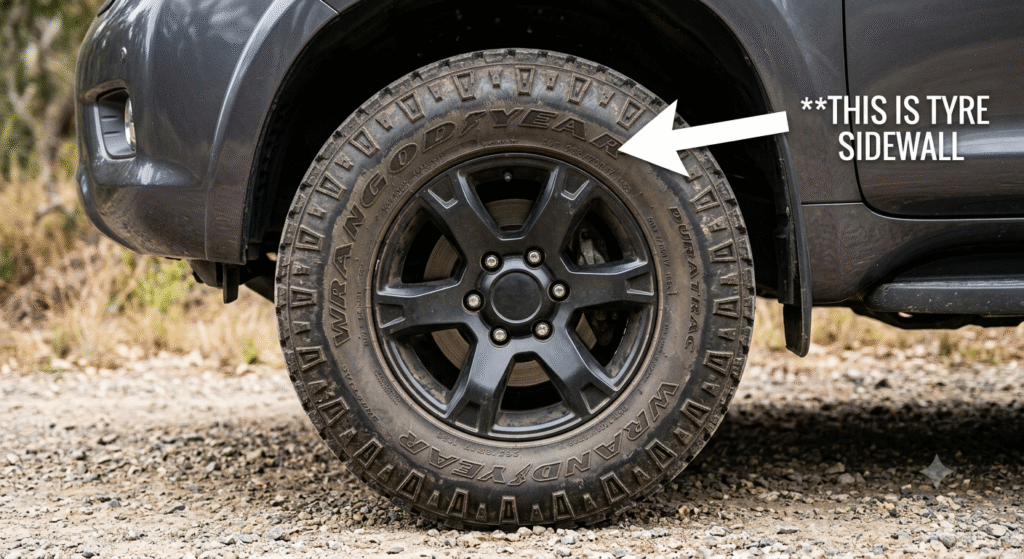 tyre sidewall