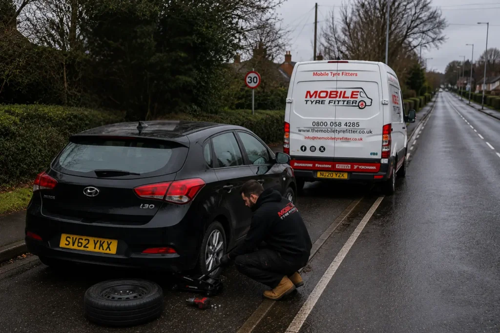 24-Hour Emergency Tyre Callouts Across Marston Green