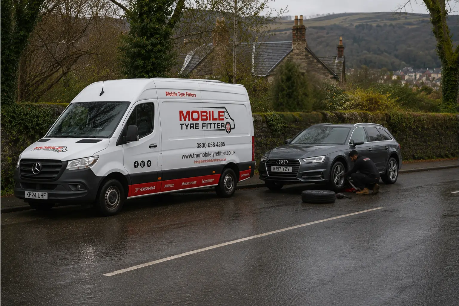 Mobile Tyre Fitting Bangor – 24_7 Roadside, Home and Workplace Callouts