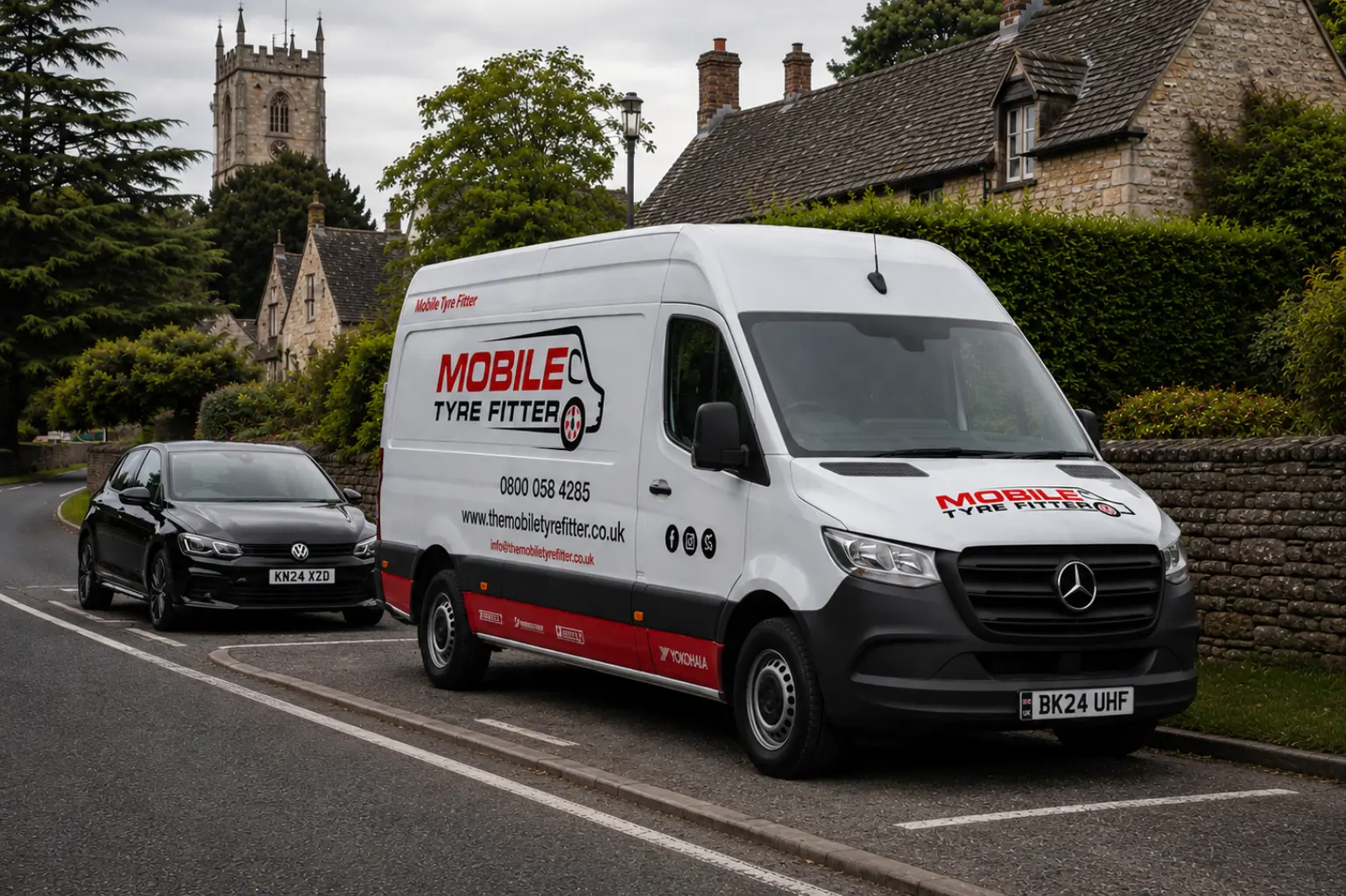 Mobile Tyre Fitting Knowle – Fast Roadside, Driveway & Workplace Callouts