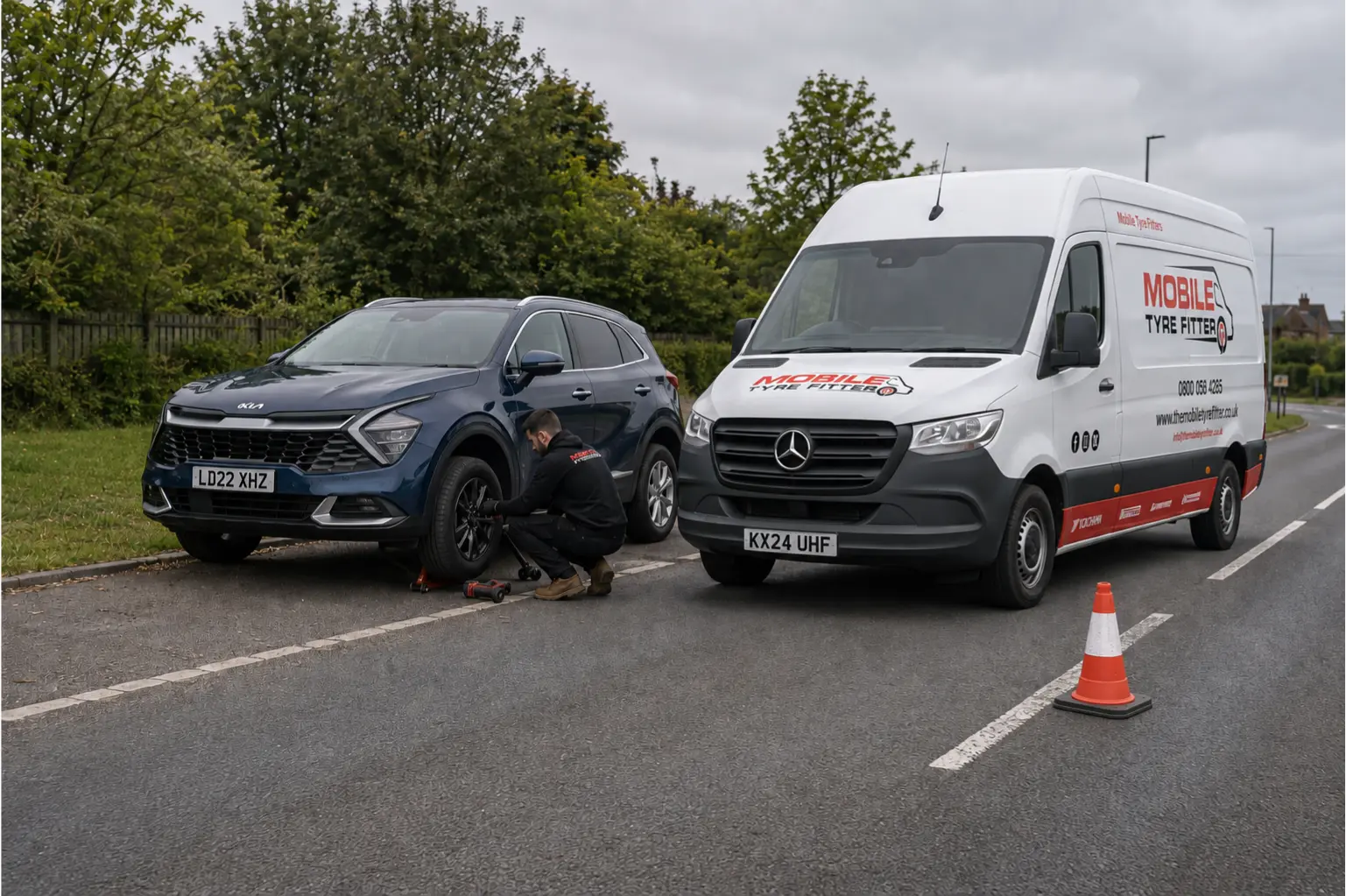 Mobile Tyre Fitting Marston Green – Rapid Roadside, Home & Workplace Callouts