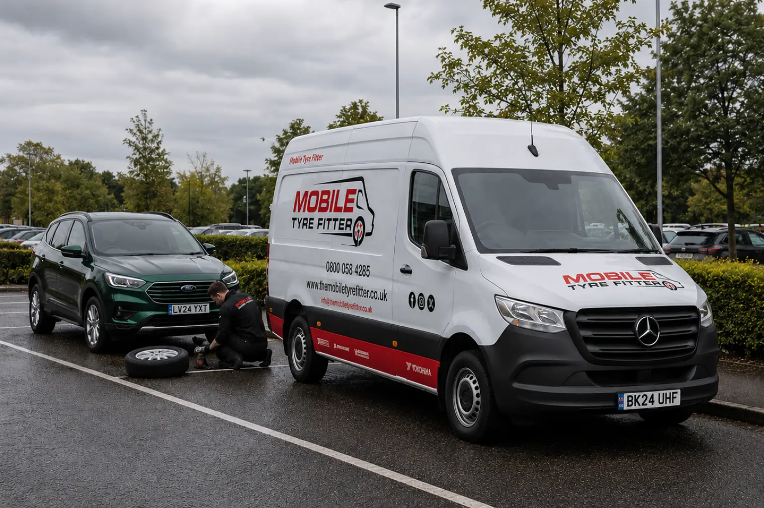 Mobile Tyre Fitting Shirley – Same-Day Roadside, Home and Workplace Callouts