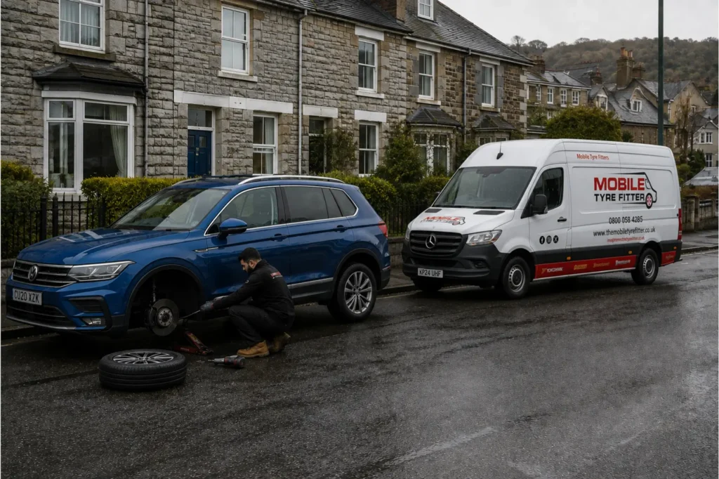 The Mobile Tyre Fitter Bangor Drivers Call First