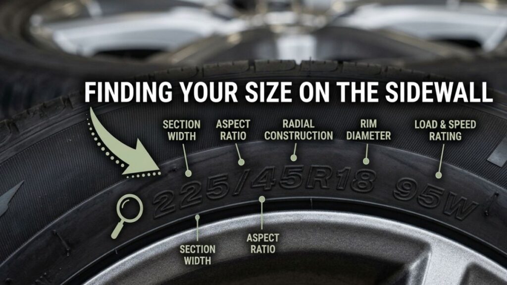 how to read side tyre wall