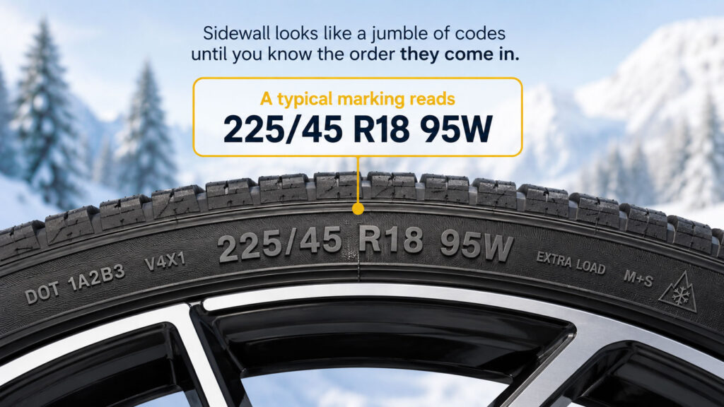 read tyre sidewall