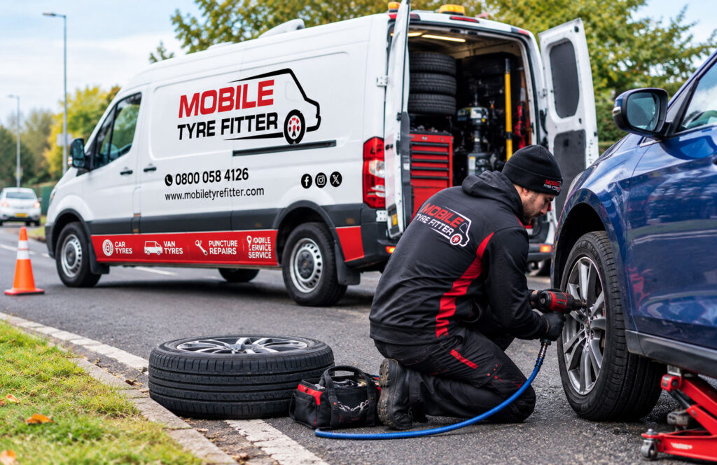 same day roadside tyre fitting